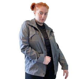 Men’s Grey Zip-up Jacket